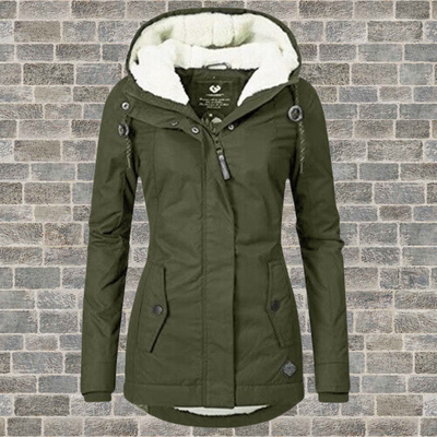 Jenna - Manteau à Capuche en Sherpa Douillet