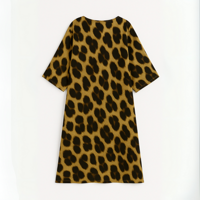 LEA | Robe Stylée à Imprimé Léopard