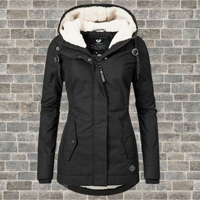 Jenna - Manteau à Capuche en Sherpa Douillet
