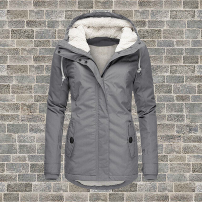 Jenna - Manteau à Capuche en Sherpa Douillet