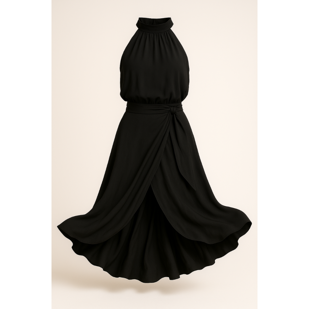 LAURA | robe à épaules ouvertes