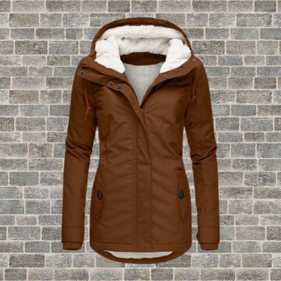 Jenna - Manteau à Capuche en Sherpa Douillet