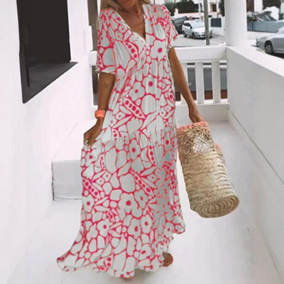 Morgane™ | Robe longue couleurs naturelles