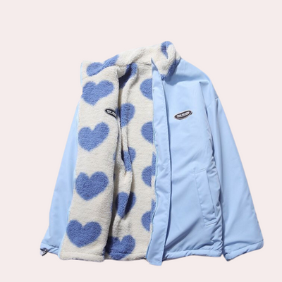 EDEN - Veste Réversible en Hiver Chaud pour Femmes