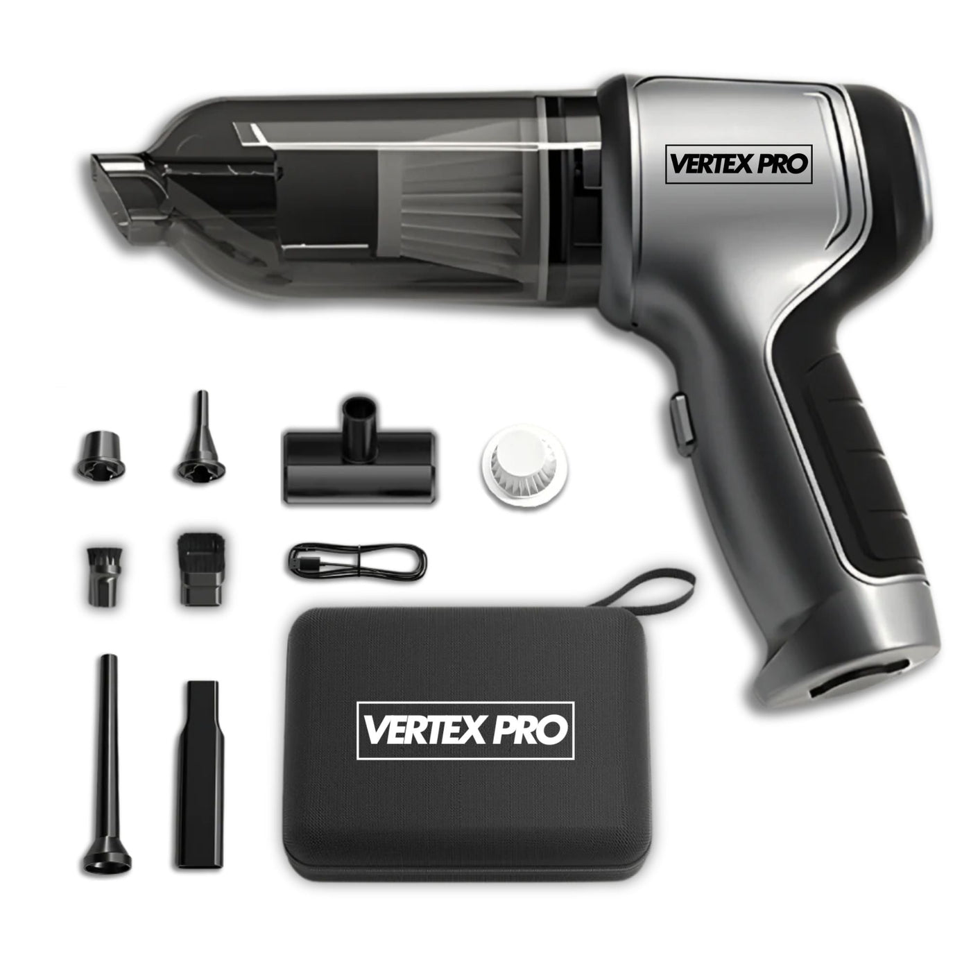 Vertex Pro - aspirateur voiture puissant 2-en-1