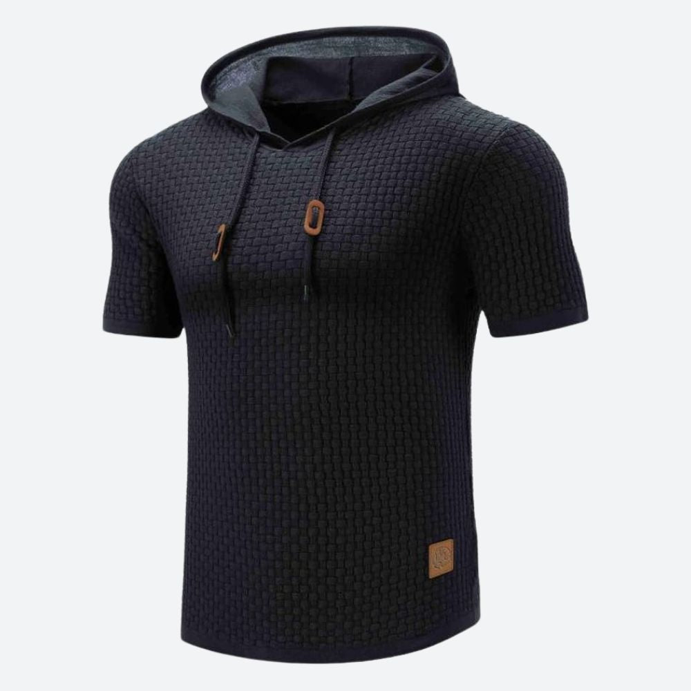 Chemise à manches courtes à la mode avec capuche - Victor