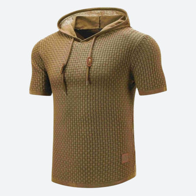 Chemise à manches courtes à la mode avec capuche - Victor