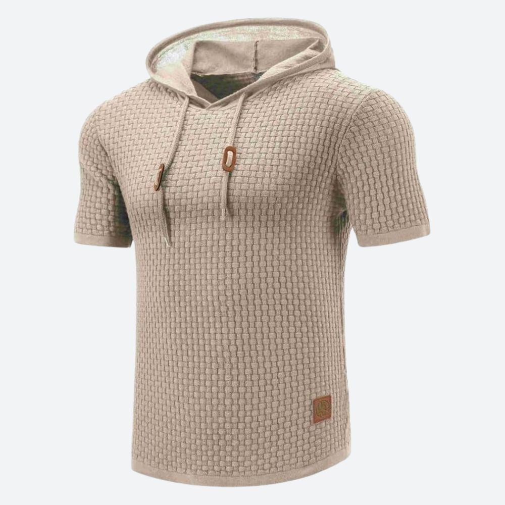 Chemise à manches courtes à la mode avec capuche - Victor