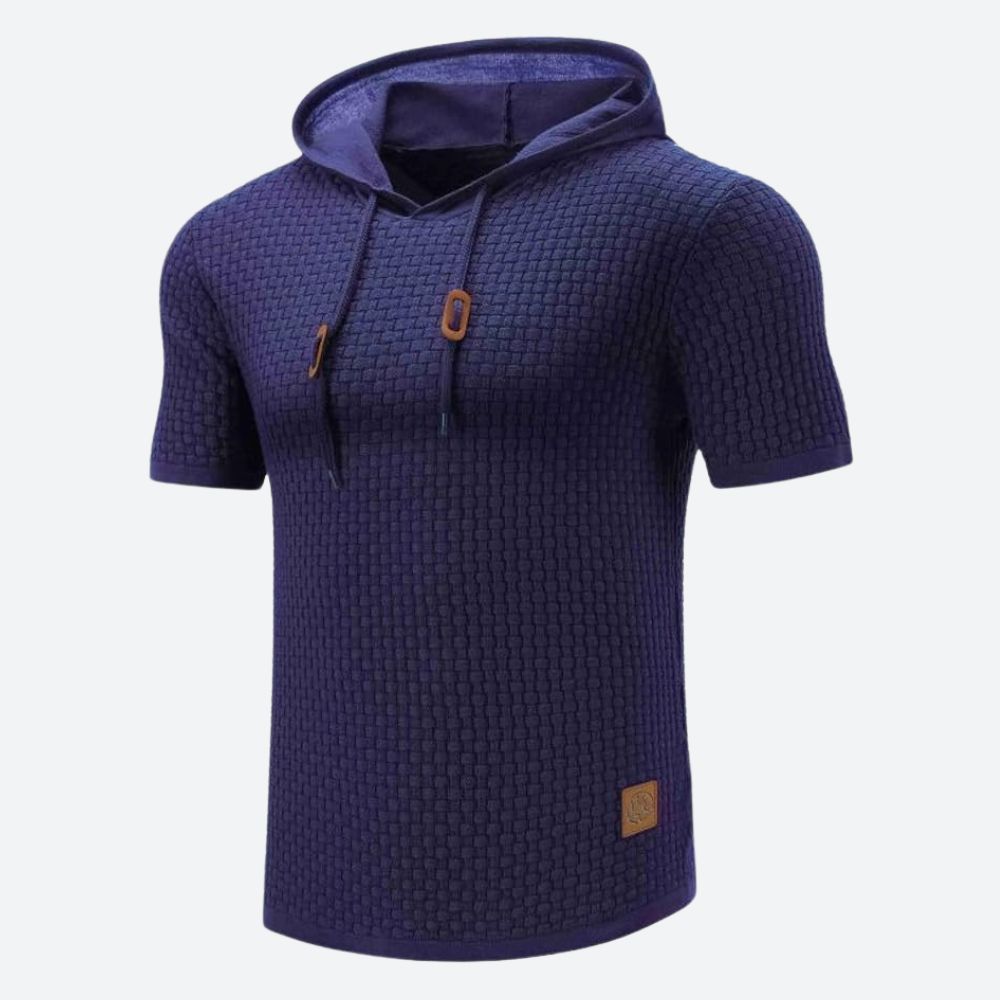Chemise à manches courtes à la mode avec capuche - Victor