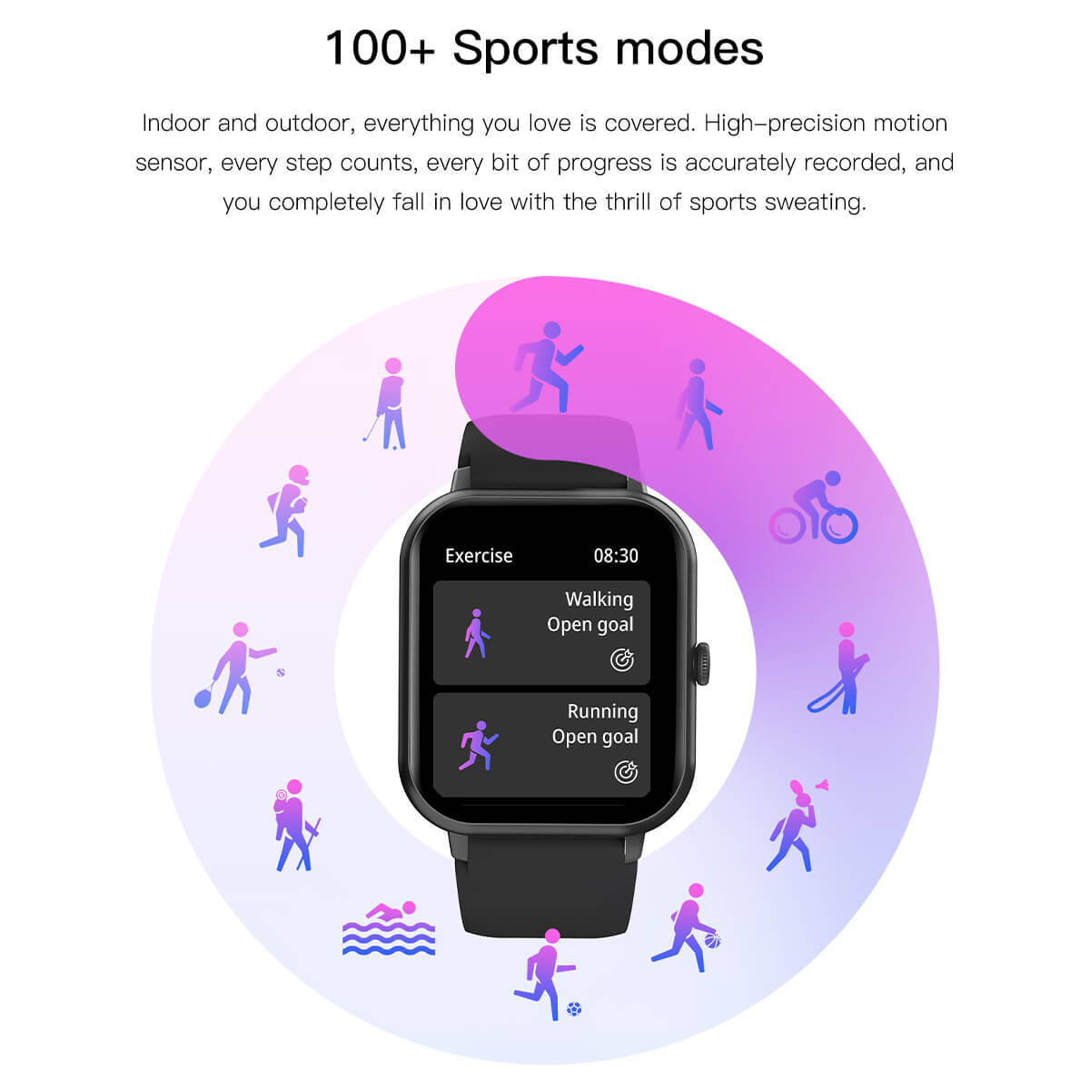 Smartwatch Pro Unisexe (avec application) - Pour tous les âges