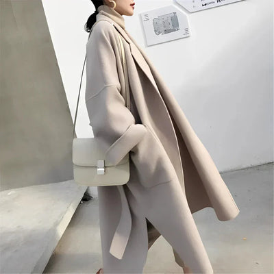 Chantal™ | Luxe Manteau en Laine