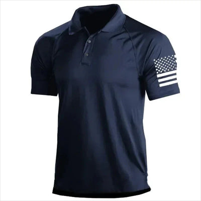 Vance | T-shirt Polo Américain Décontracté pour Hommes