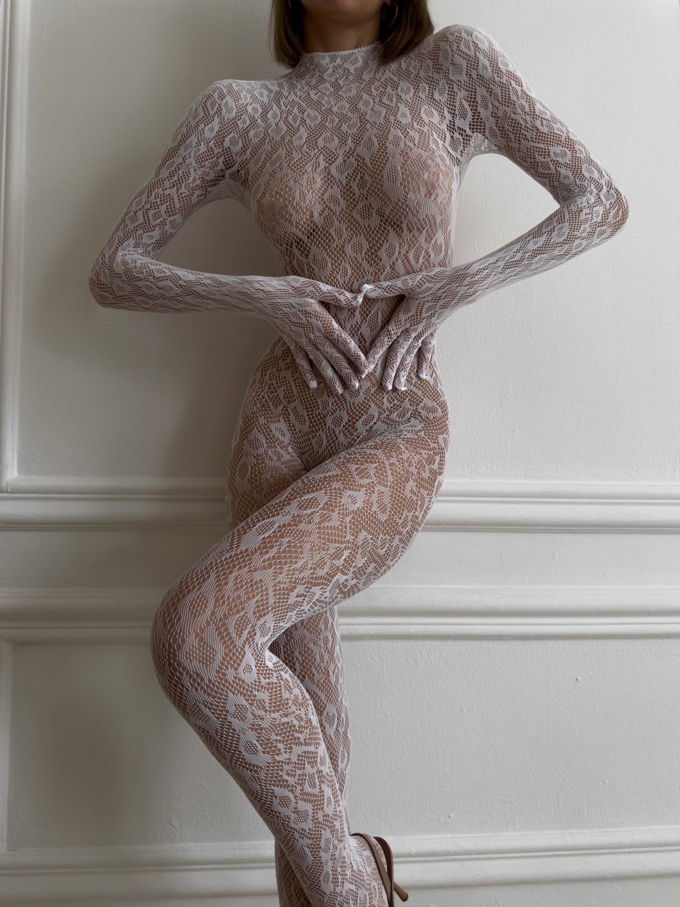 Aphrodite Bodysuit en Dentelle Envoûtante