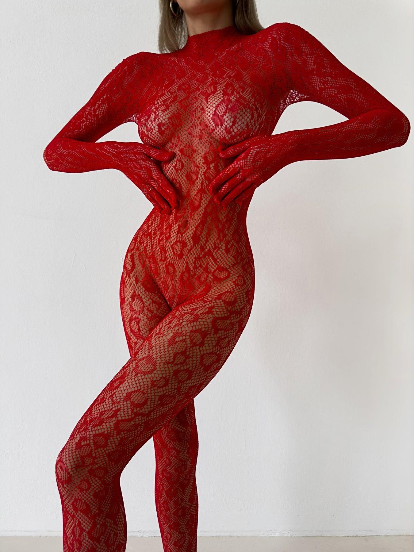 Aphrodite Bodysuit en Dentelle Envoûtante