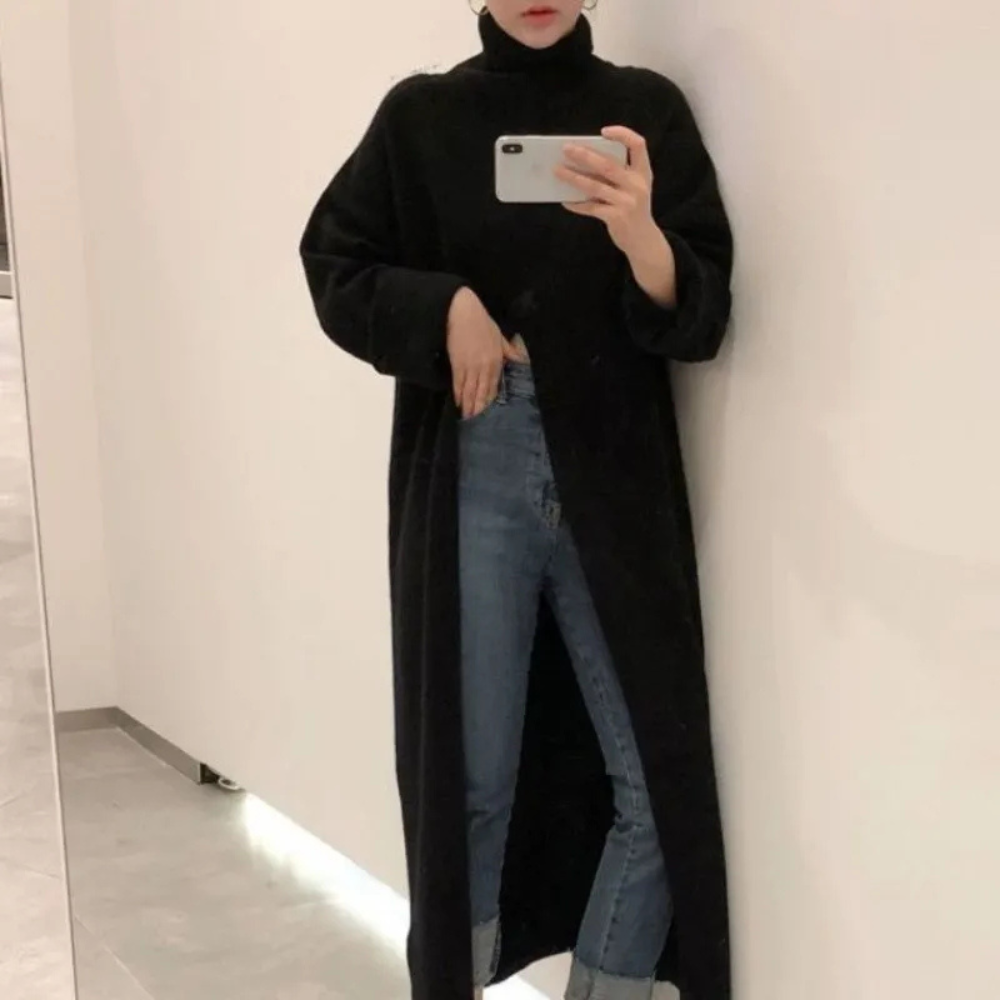 TOLINKA - Pull Long Tendance pour Femmes