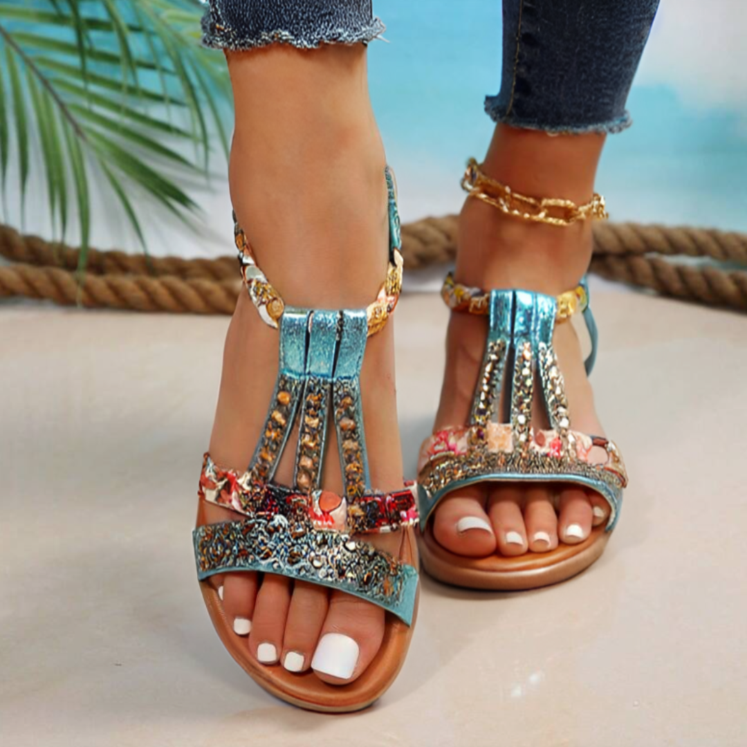 Elina™ | Sandales Boho Élégantes