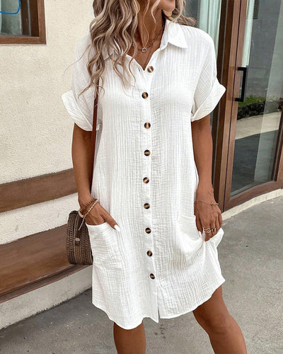 Dunya - robe polo ceinturée