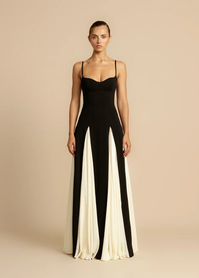 Arielle™ | Robe bicolore chic