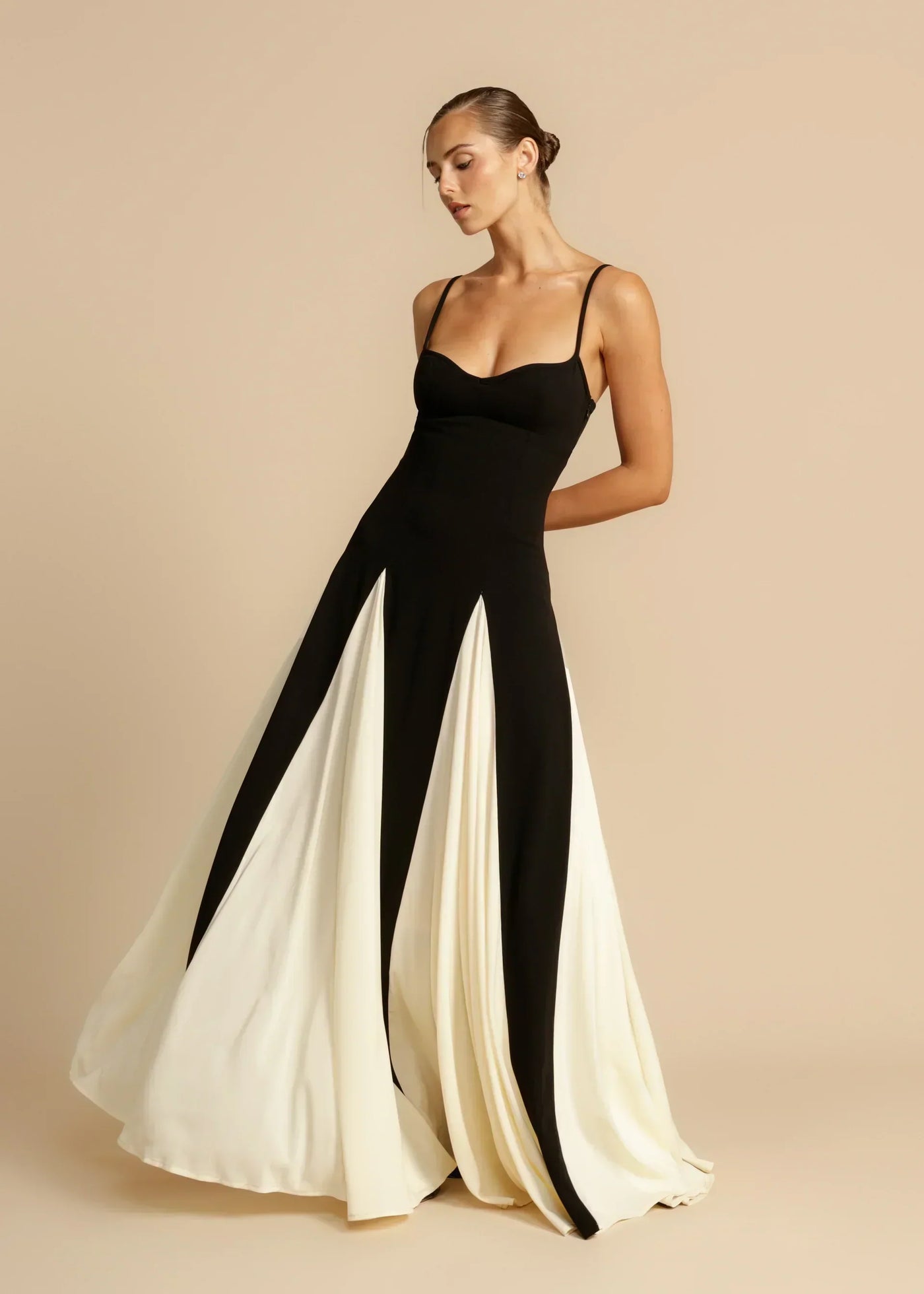 Arielle™ | Robe bicolore chic