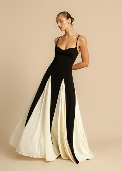 Arielle™ | Robe bicolore chic