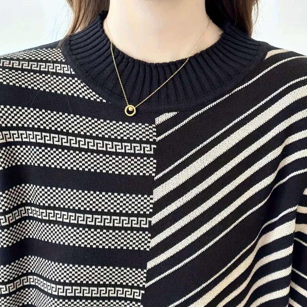 DIANELLA - Robe moderne en tricot pour dames