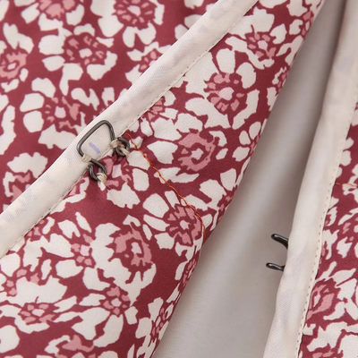 NENE - Veste d'Hiver à Motifs Floraux pour Femmes