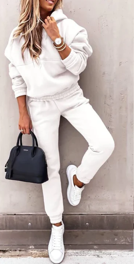 Ensemble Décontracté | Capuche Molleton | Style Relax