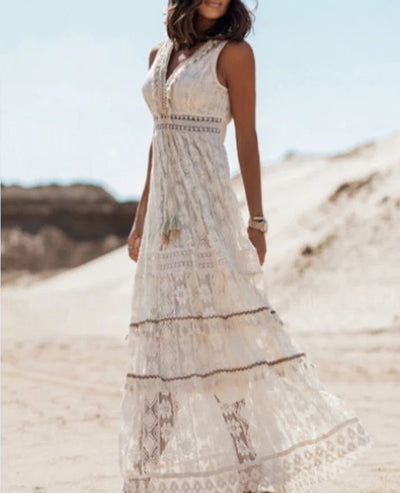 Nina | Robe Bohémienne de Luxe (Presque épuisée)
