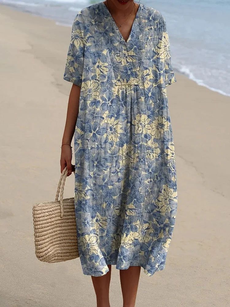 Élodie™ | Robe Fleurie Lumineuse