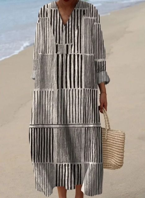 Jennifer™ | Robe Vintage à Rayures