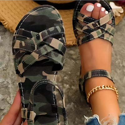 Junifer  | Sandales Confortable pour femme | flat