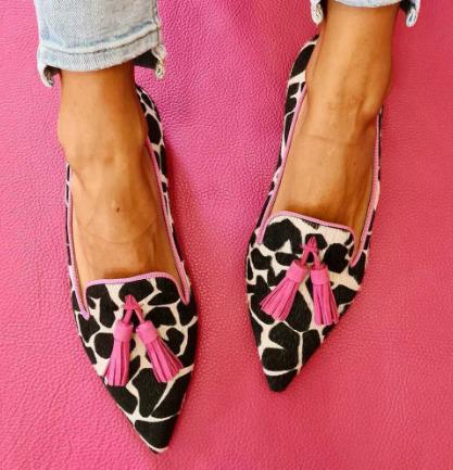 Madeleine™ | Sandales à Détail Pompon