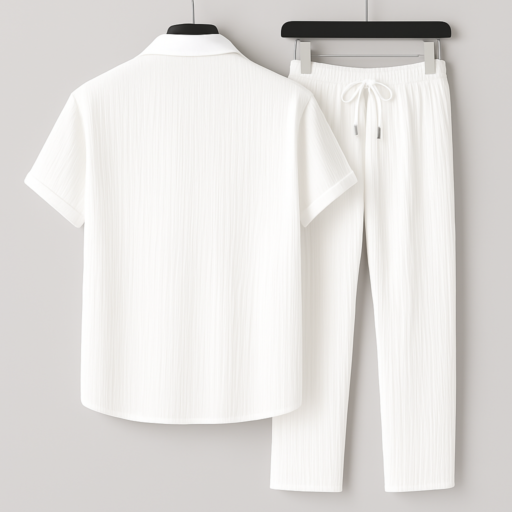 Panfilo™ | Ensemble Deux Pièces en Lin Détendu