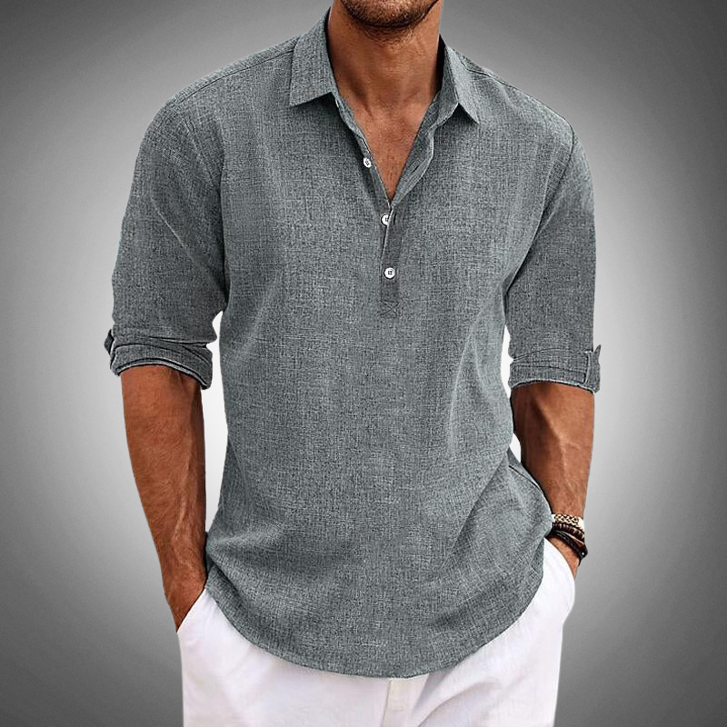 Lorenzo | Chemise en lin avec une classe décontractée