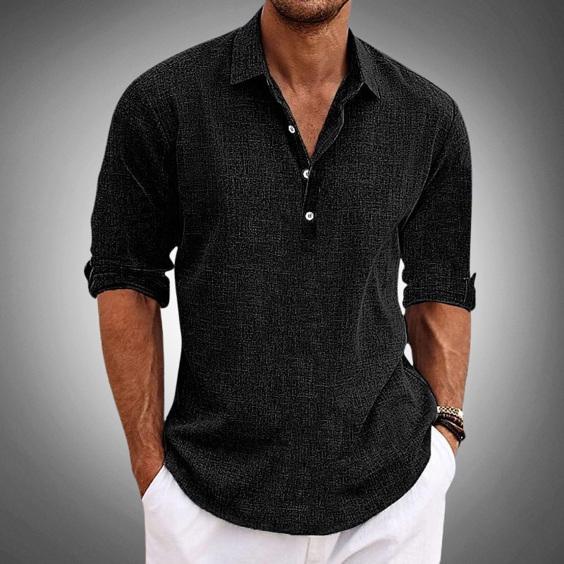 Lorenzo | Chemise en lin avec une classe décontractée