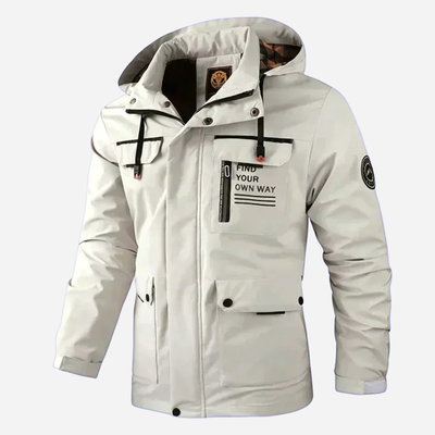 Adam™ - Veste d'extérieur confortable, coupe-vent et imperméable