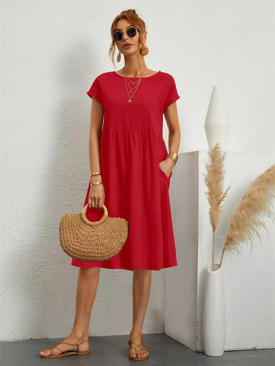 Sol | Robe d'été Simple pour femme | Mini