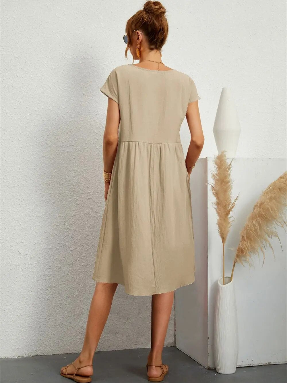 Sol | Robe d'été Simple pour femme | Mini