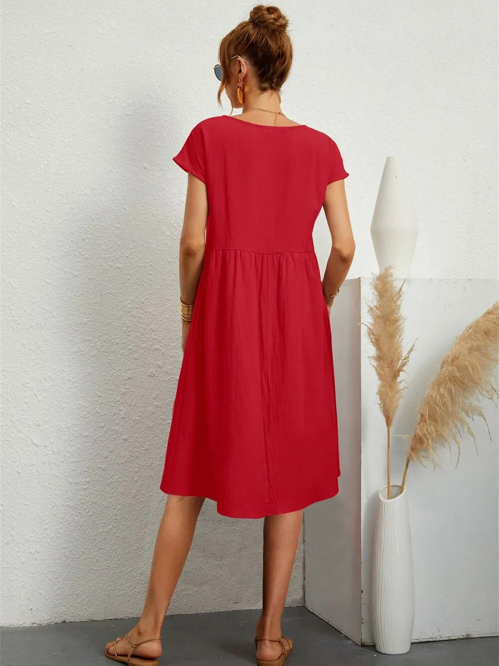 Sol | Robe d'été Simple pour femme | Mini