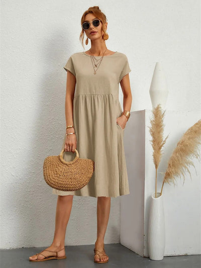 Sol | Robe d'été Simple pour femme | Mini