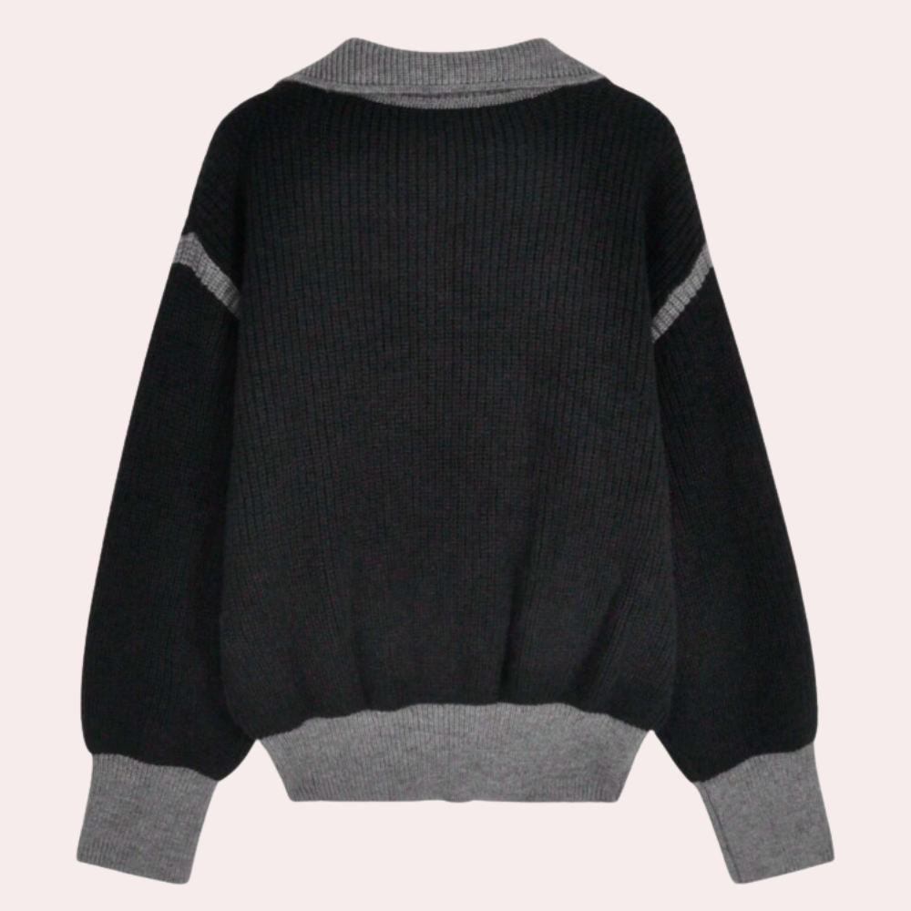 KATRINE - Cardigan en Maille Moderne pour Femme
