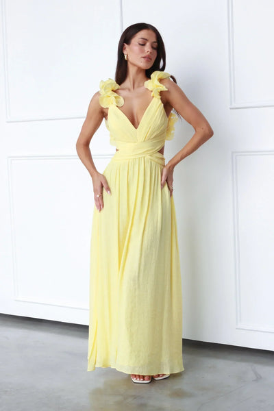 Vanessa | Robe longue élégante sans dos