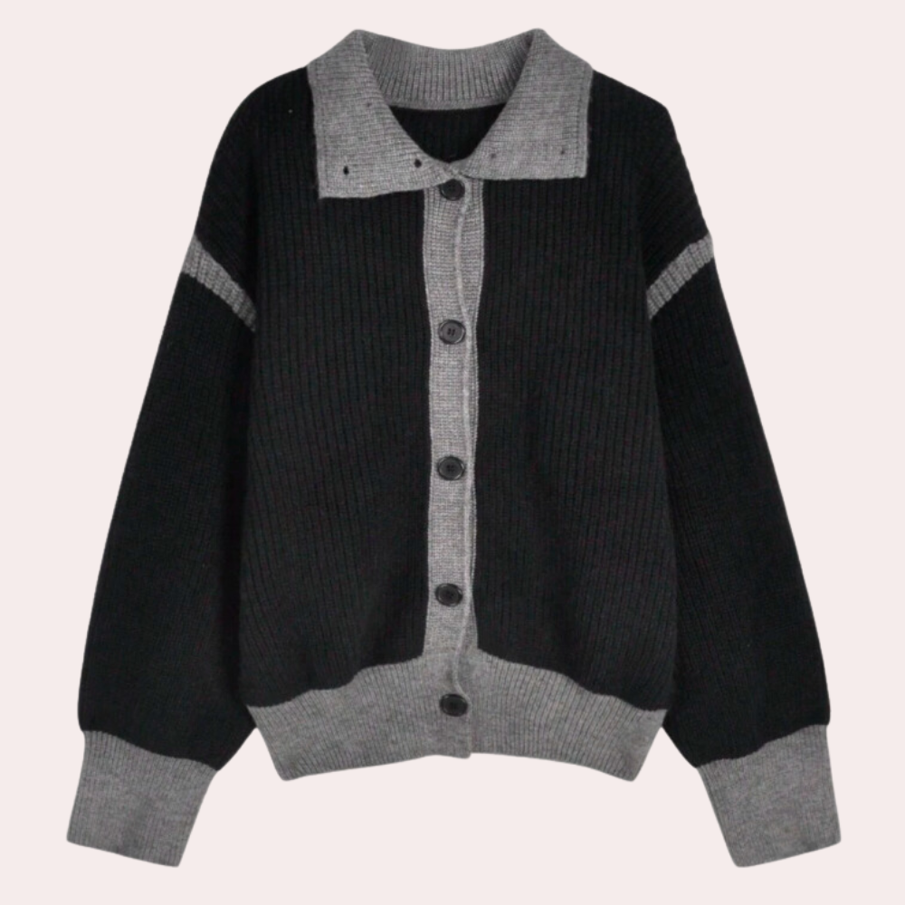 KATRINE - Cardigan en Maille Moderne pour Femme