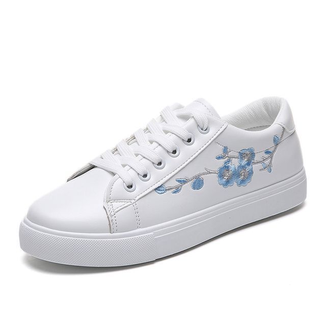 Madeleine | Chaussure Conception De Fleurs Pour Femme | Blanche