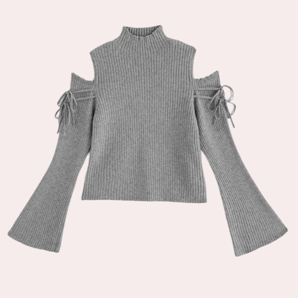 SHIKLAH - Pull Mode à Épaules Dégagées pour Femmes
