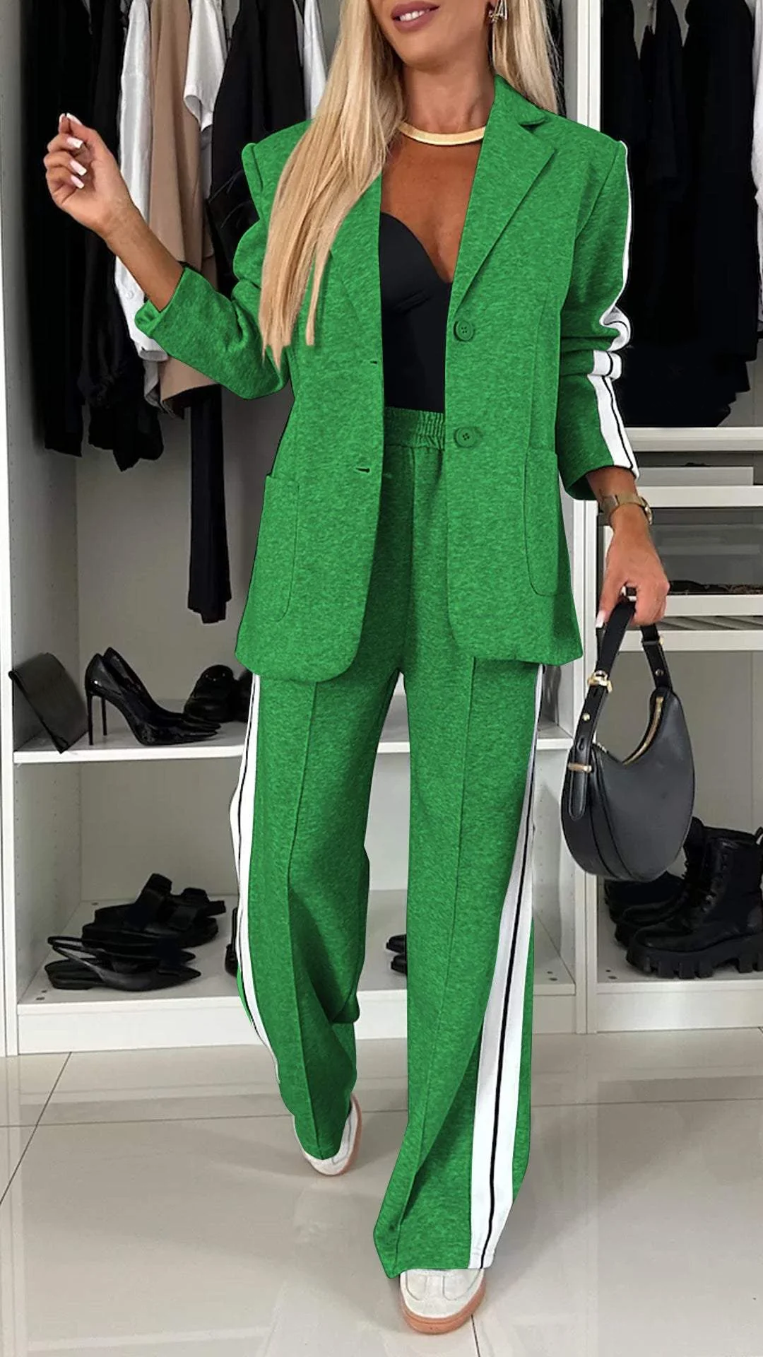 Ensemble Tailleur | Style Athleisure | Élégance Décontractée