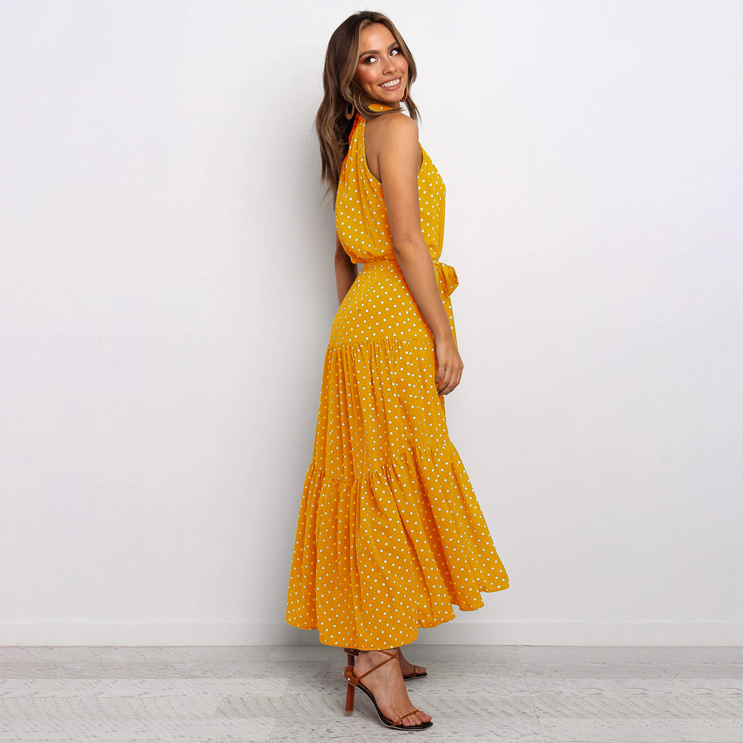 Aurélie | Robe Élégant Dos Nu Pour Femme | Midi