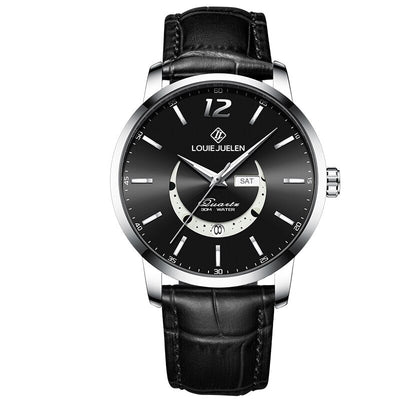 Montre Élégante à Phase Lunaire