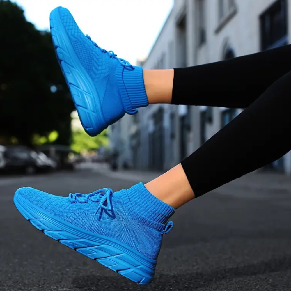 JYLLINA - Chaussures Élastiques et Aérées en Forme de Chaussettes pour Femmes