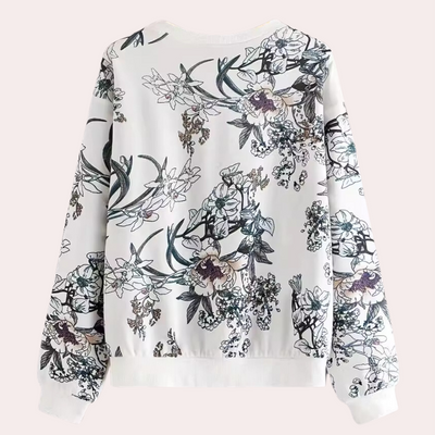 DORIS - Pull Fleurie Classique pour Femmes